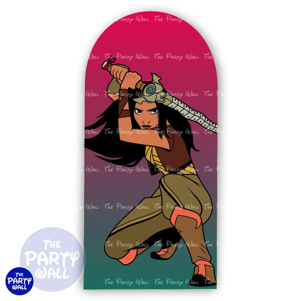 Raya y el último dragón - Funda para mampara de punta redonda o rectangular Mampara de punta redonda