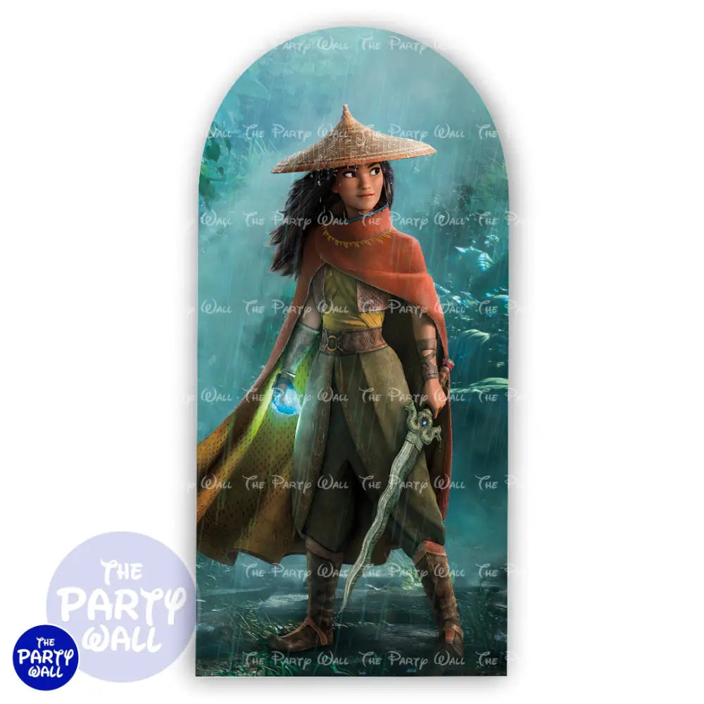 Raya y el último dragón - Funda para mampara de punta redonda o rectangular Mampara de punta redonda