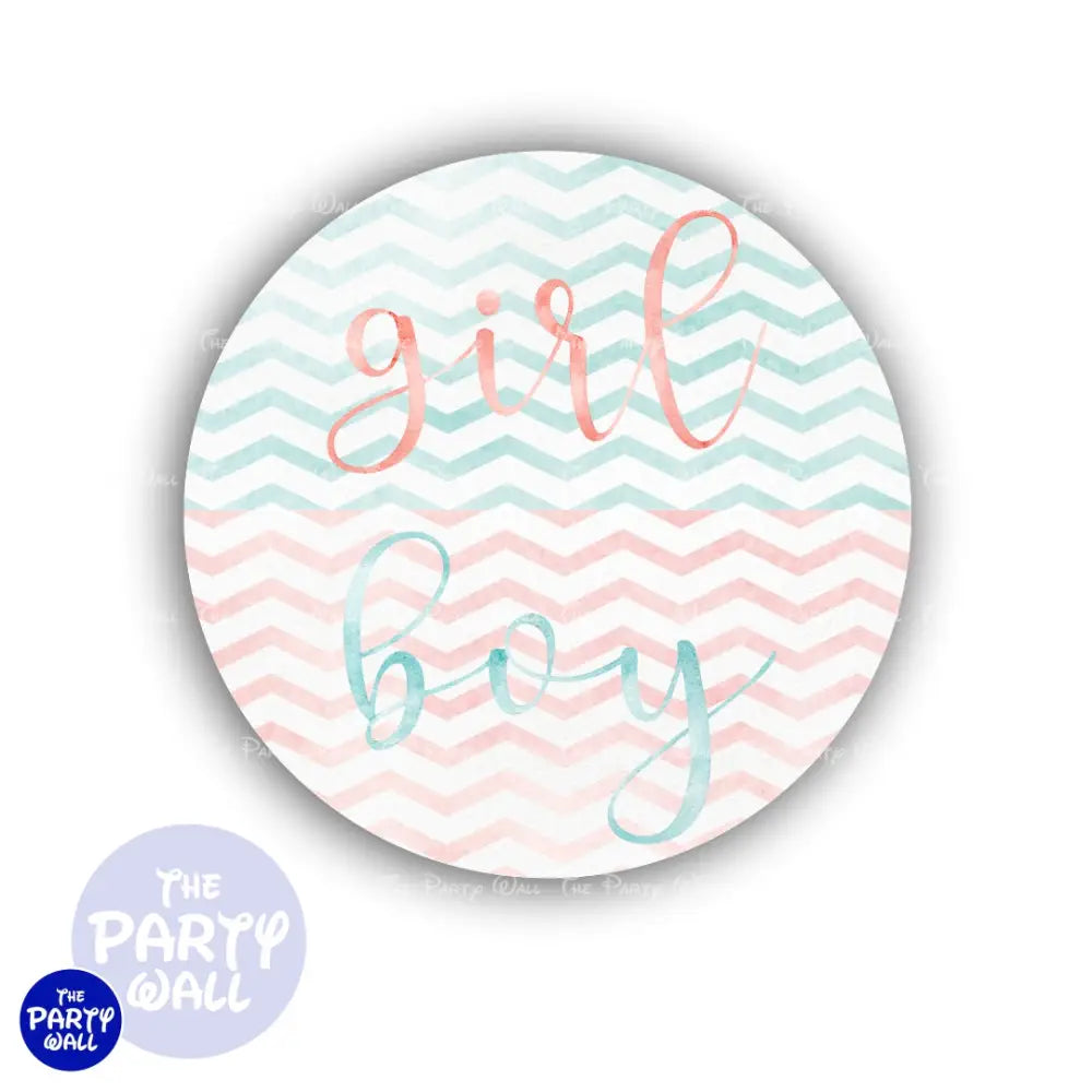 Revelación de Sexo - Funda para mampara circular Circular