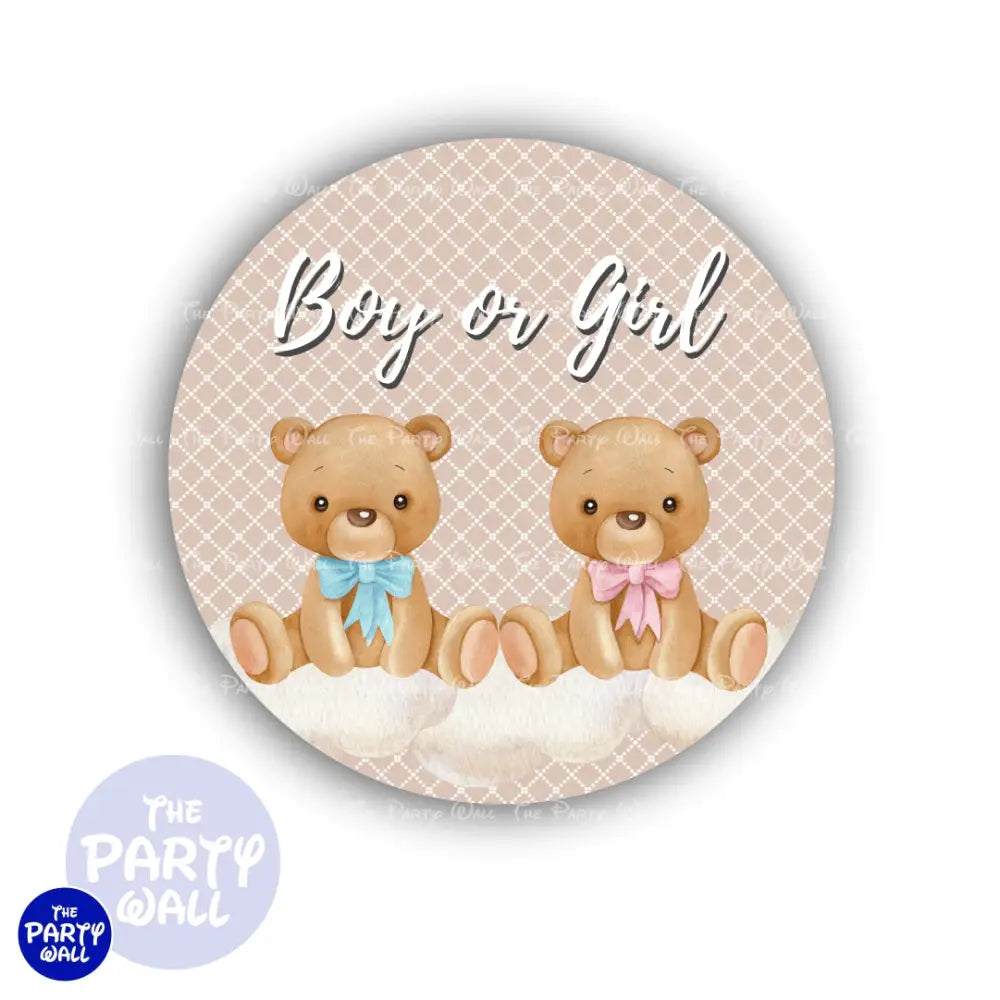 Revelación de Sexo - Funda para mampara circular Circular