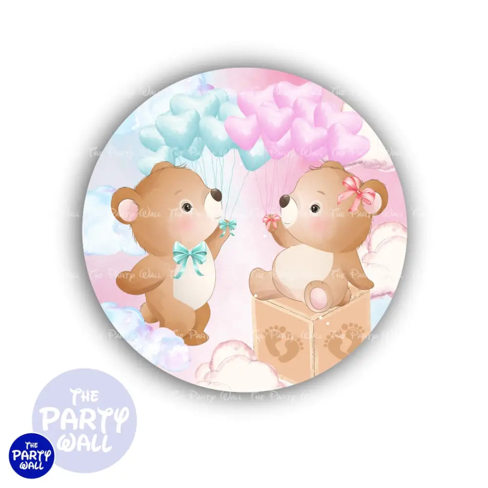 Revelación de Sexo - Funda para mampara circular Circular