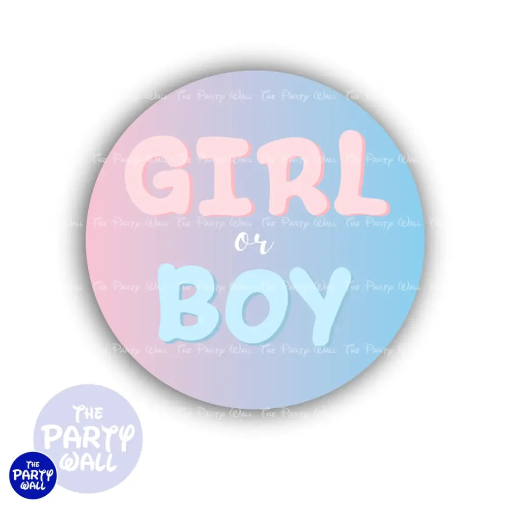 Revelación de Sexo - Funda para mampara circular Circular