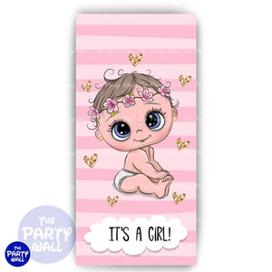 Revelación de Sexo - Funda para mampara de punta redonda o rectangular Mampara de punta redonda