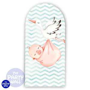 Revelación de Sexo - Funda para mampara de punta redonda o rectangular Mampara de punta redonda