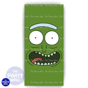Rick y Morty - Funda para mampara de punta redonda o rectangular Mampara de punta redonda