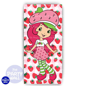 Rosita Fresita - Funda para mampara de punta redonda o rectangular Mampara de punta redonda