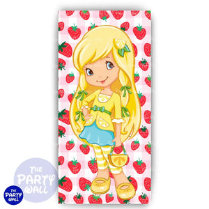 Rosita Fresita - Funda para mampara de punta redonda o rectangular Mampara de punta redonda