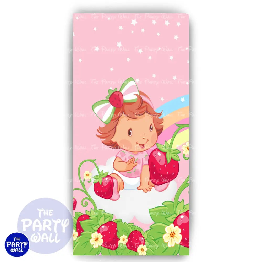 Rosita Fresita - Funda para mampara de punta redonda o rectangular Mampara de punta redonda