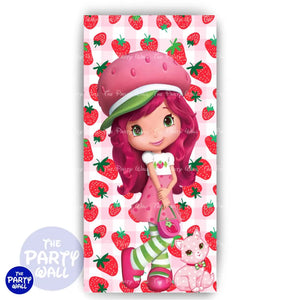 Rosita Fresita - Funda para mampara de punta redonda o rectangular Mampara de punta redonda