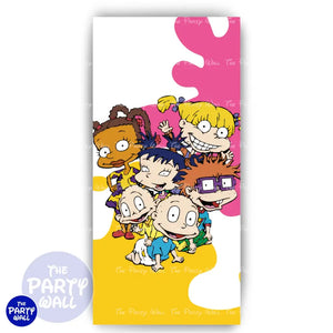 Rugrats - Funda para mampara de punta redonda o rectangular Mampara de punta redonda