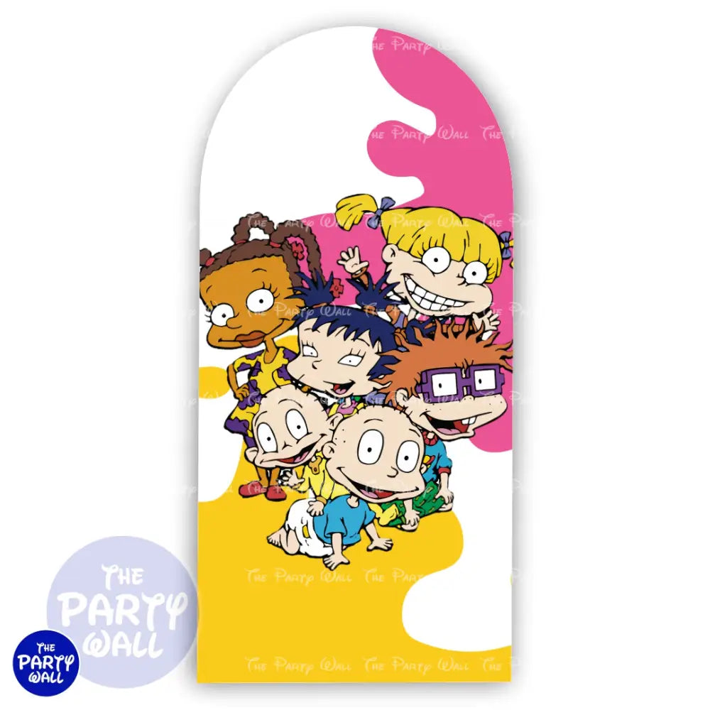 Rugrats - Funda para mampara de punta redonda o rectangular Mampara de punta redonda