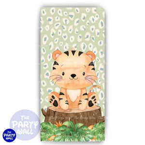 Safari Cute - Funda para mampara de punta redonda o rectangular Mampara de punta redonda