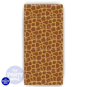 Safari Cute - Funda para mampara de punta redonda o rectangular Mampara de punta redonda