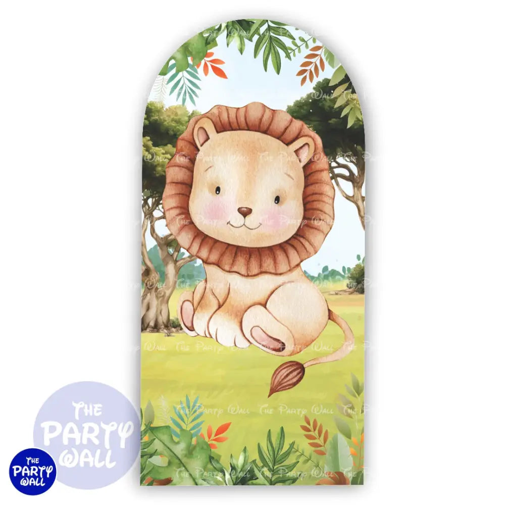 Safari Cute - Funda para mampara de punta redonda o rectangular Mampara de punta redonda