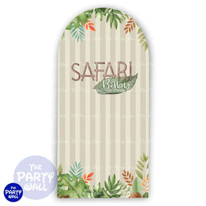 Safari Cute - Funda para mampara de punta redonda o rectangular Mampara de punta redonda