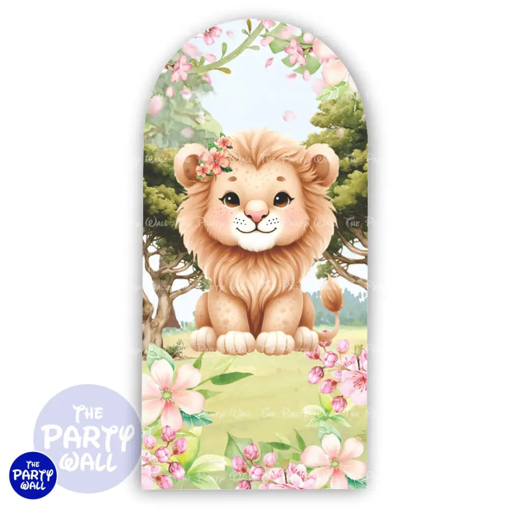 Safari Cute - Funda para mampara de punta redonda o rectangular Mampara de punta redonda