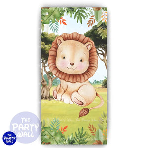 Safari Cute - Funda para mampara de punta redonda o rectangular Mampara de punta redonda