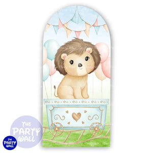 Safari Cute - Funda para mampara de punta redonda o rectangular Mampara de punta redonda