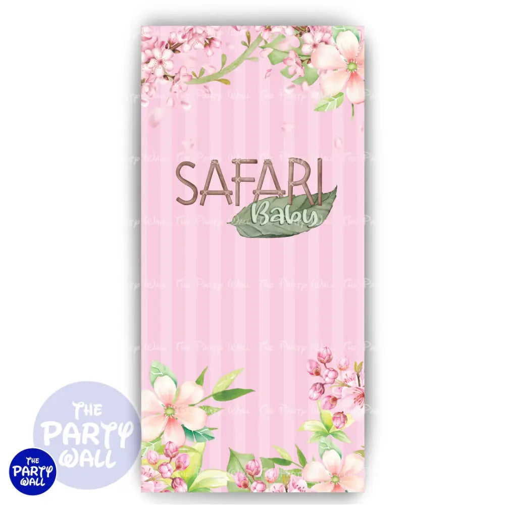 Safari Cute - Funda para mampara de punta redonda o rectangular Mampara de punta redonda