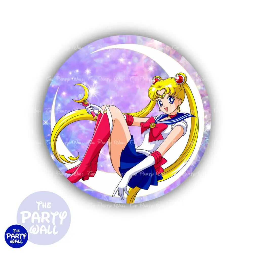 Sailor Moon - Funda para mampara circular Circular