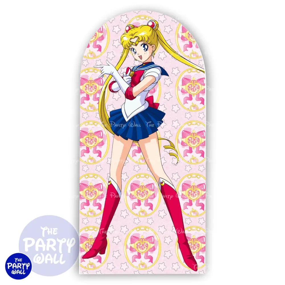 Sailor Moon - Funda para mampara de punta redonda o rectangular Mampara de punta redonda