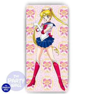 Sailor Moon - Funda para mampara de punta redonda o rectangular Mampara de punta redonda
