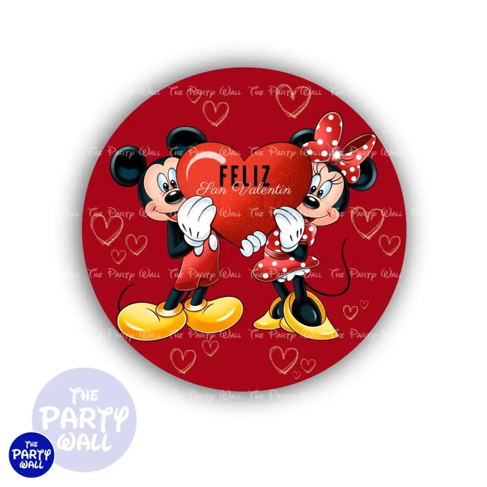 San Valentin - Funda para mampara circular Circular