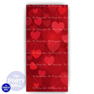 San Valentín - Funda para mampara de punta redonda o rectangular Mampara de punta redonda