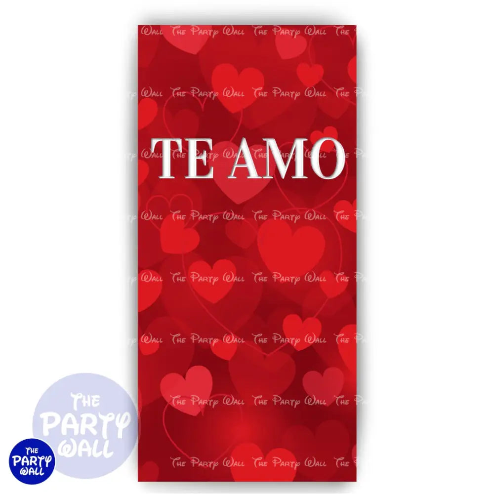 San Valentín - Funda para mampara de punta redonda o rectangular Mampara de punta redonda