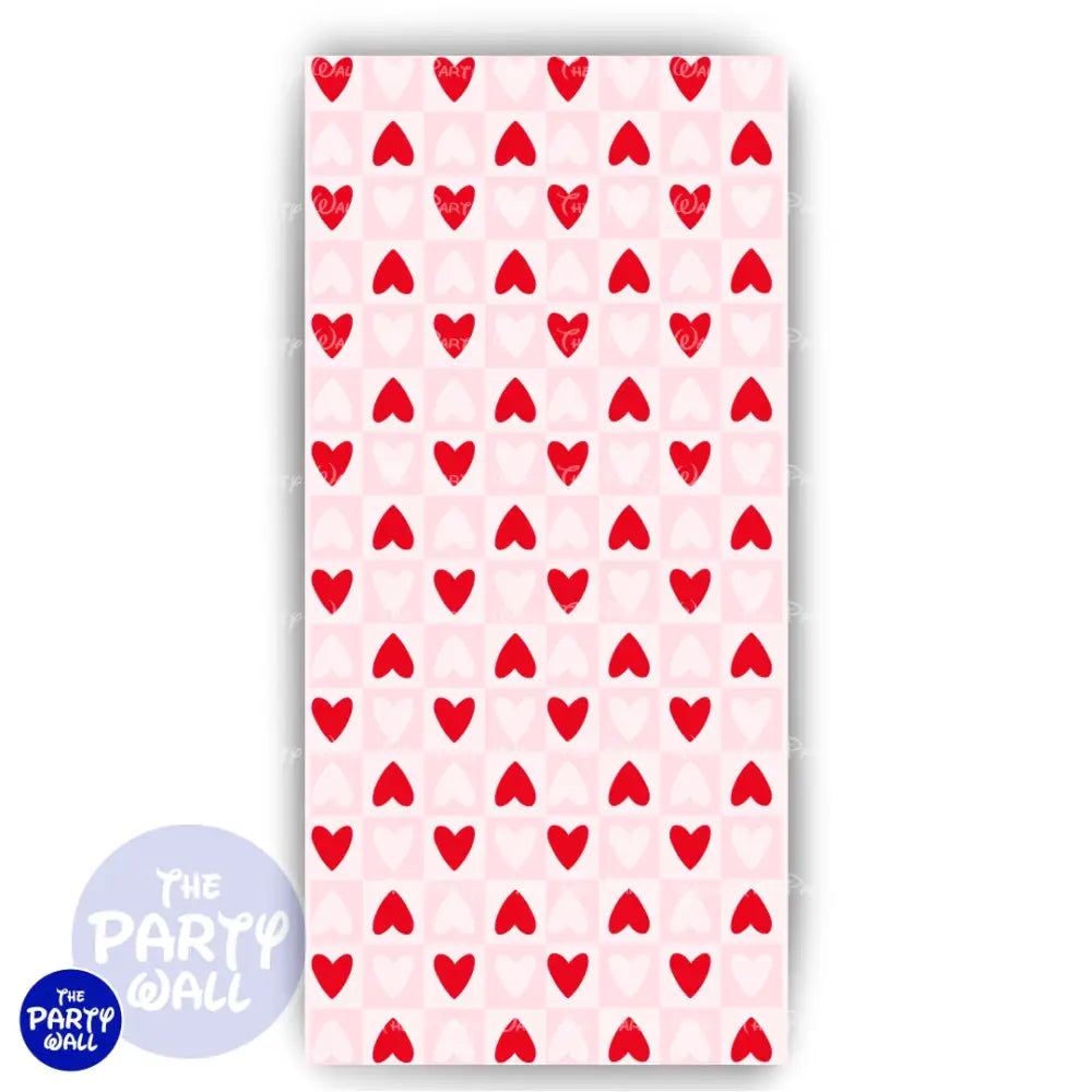 San Valentín - Funda para mampara de punta redonda o rectangular Mampara de punta redonda