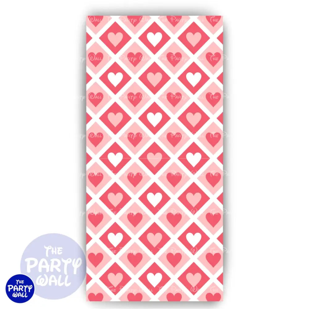 San Valentín - Funda para mampara de punta redonda o rectangular Mampara de punta redonda