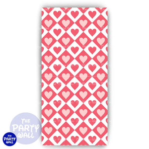 San Valentín - Funda para mampara de punta redonda o rectangular Mampara de punta redonda