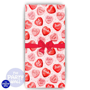 San Valentín - Funda para mampara de punta redonda o rectangular Mampara de punta redonda