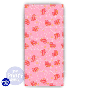 San Valentín - Funda para mampara de punta redonda o rectangular Mampara de punta redonda