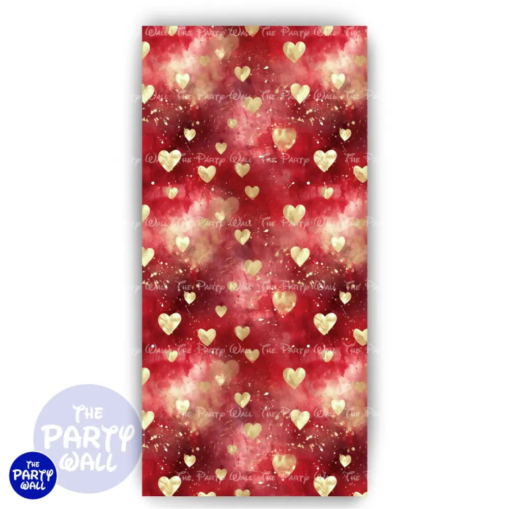 San Valentín - Funda para mampara de punta redonda o rectangular Mampara de punta redonda