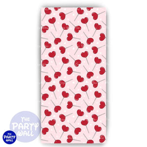 San Valentín - Funda para mampara de punta redonda o rectangular Mampara de punta redonda