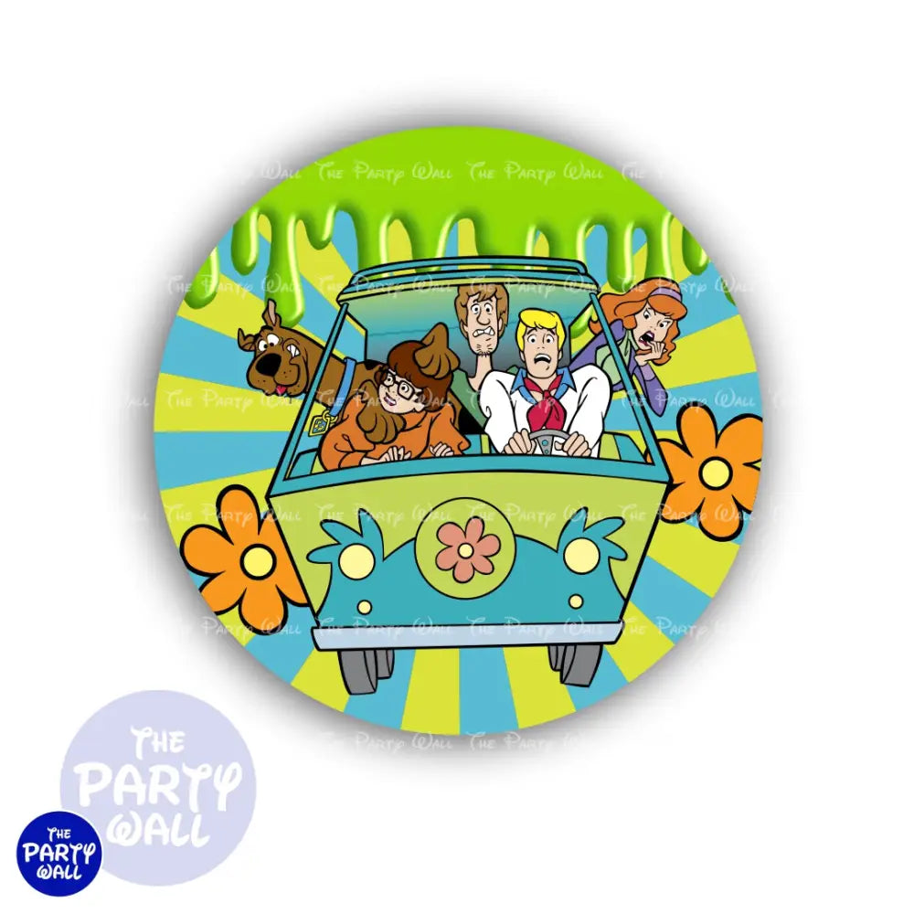 Scooby Doo - Funda para mampara circular Circular