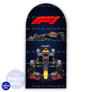 Sergio Pérez F1 - Funda para mampara de punta redonda o rectangular Mampara de punta redonda