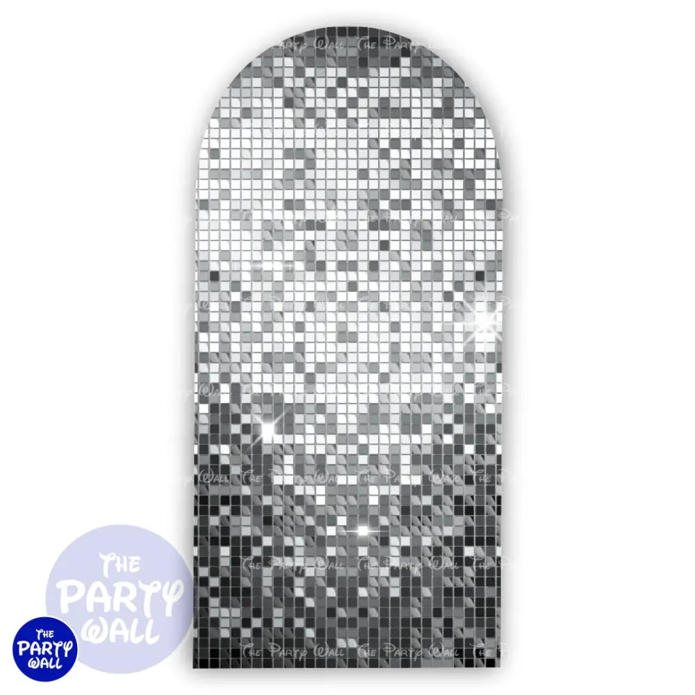 Shimmer Wall - Funda para mampara de punta redonda o rectangular Mampara de punta redonda