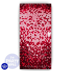 Shimmer Wall - Funda para mampara de punta redonda o rectangular Mampara de punta redonda
