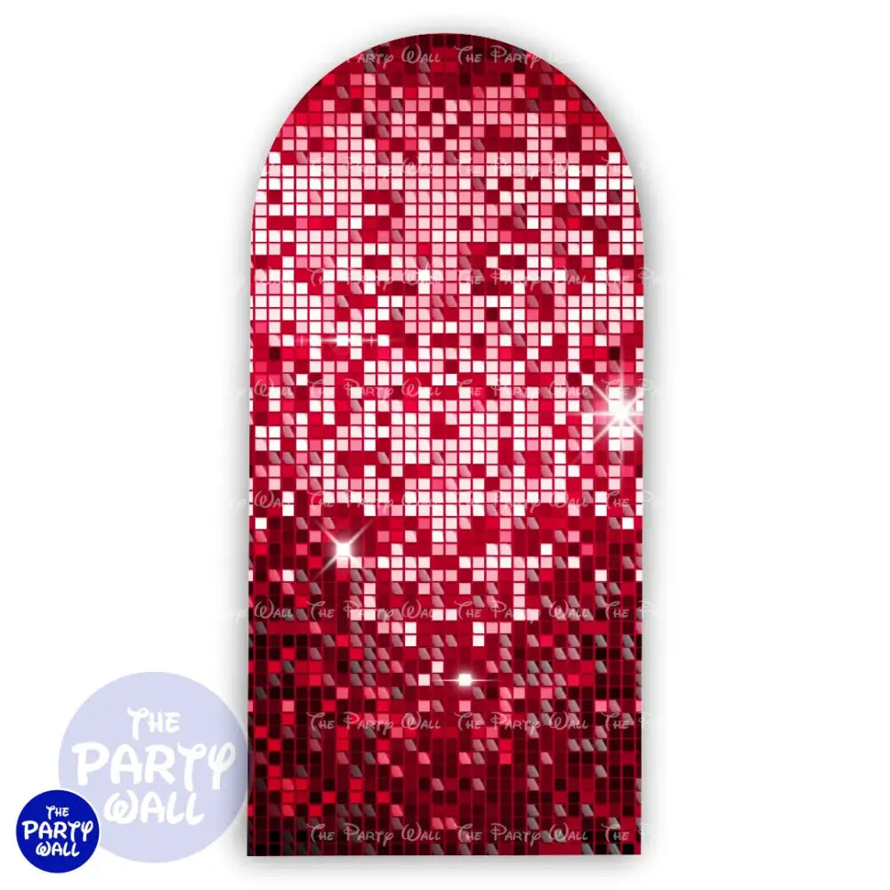 Shimmer Wall - Funda para mampara de punta redonda o rectangular Mampara de punta redonda