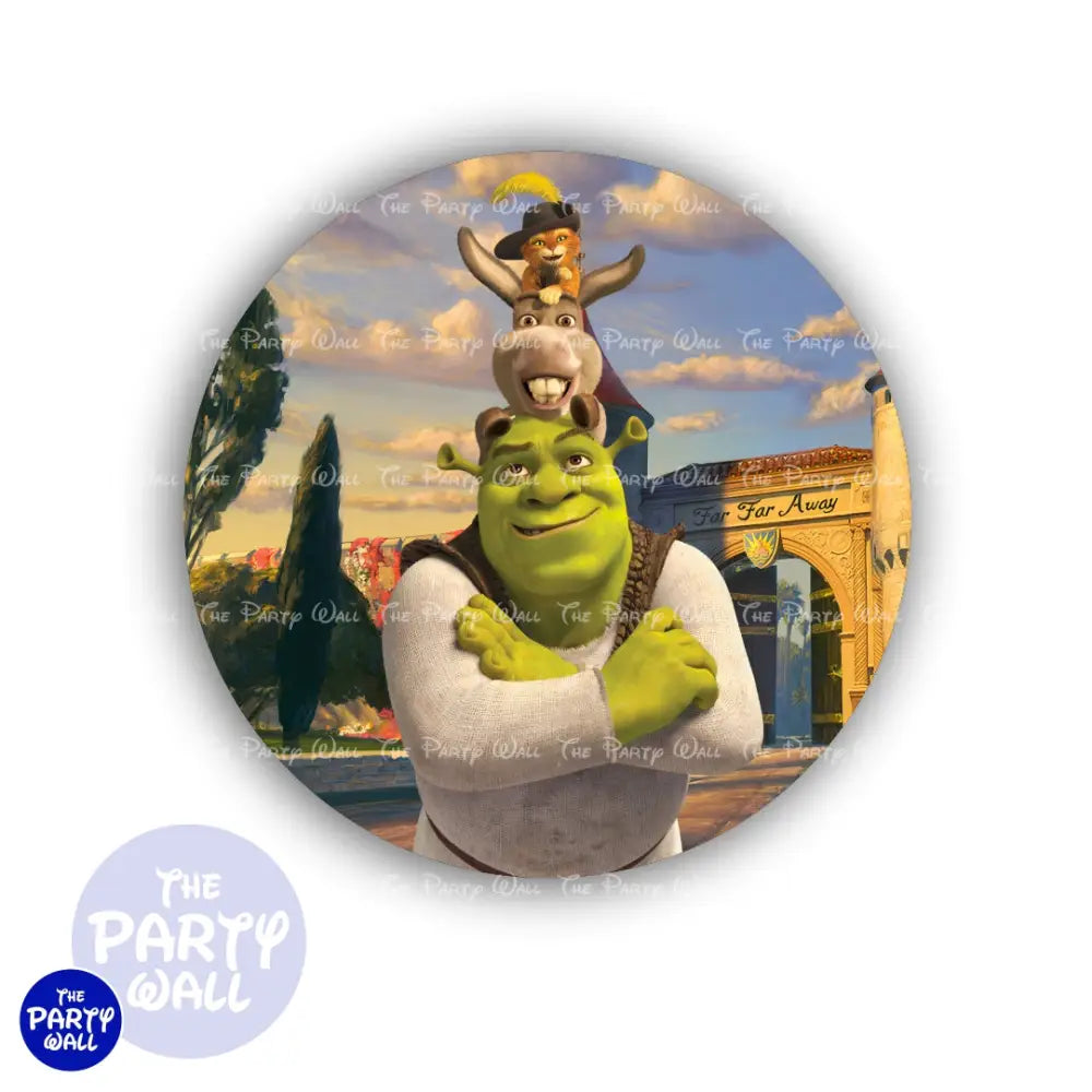 Shrek - Funda para mampara circular Circular