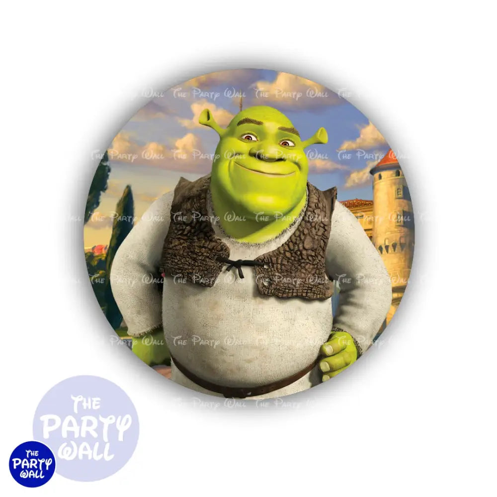 Shrek - Funda para mampara circular Circular