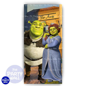 Shrek - Funda para mampara de punta redonda o rectangular Mampara de punta redonda