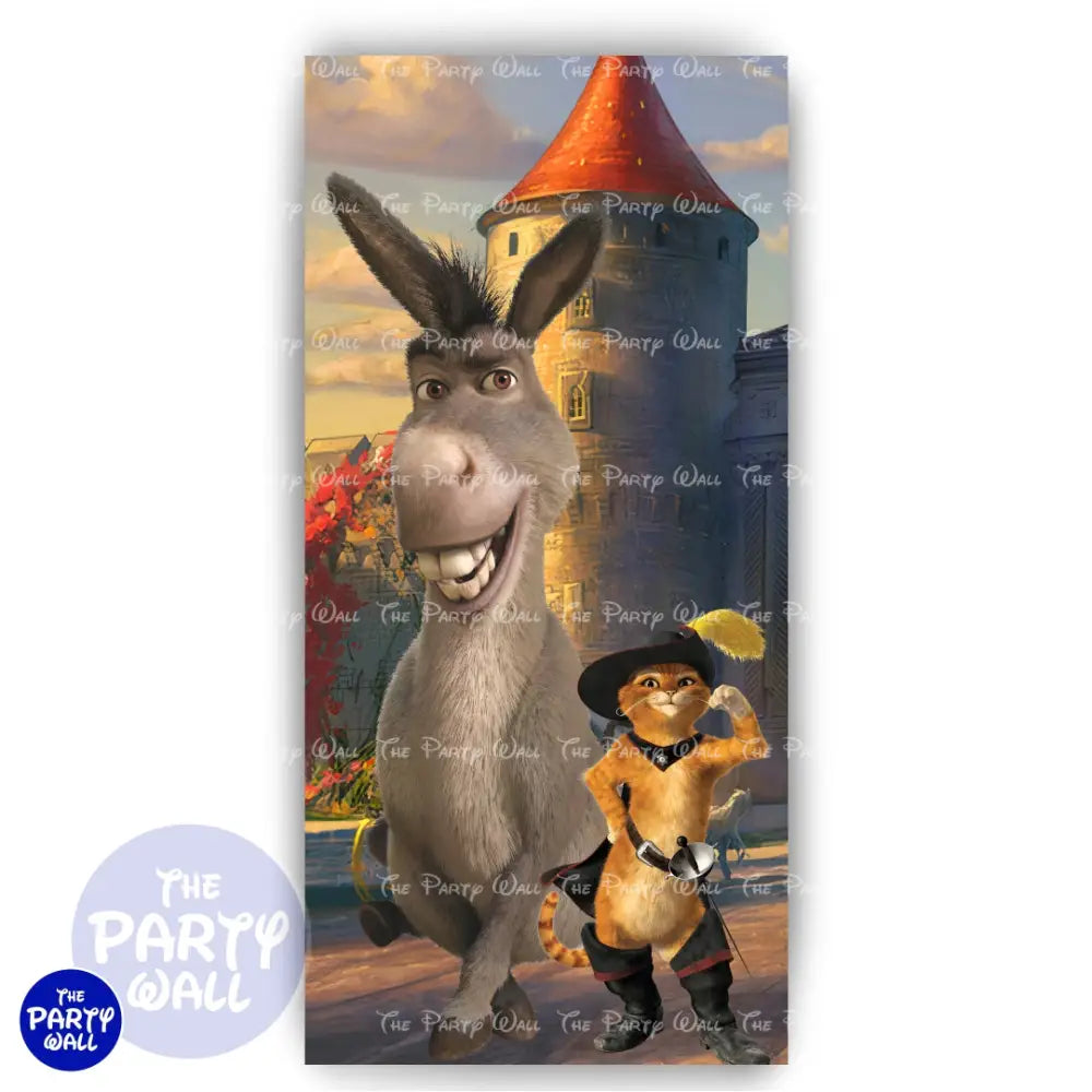 Shrek - Funda para mampara de punta redonda o rectangular Mampara de punta redonda