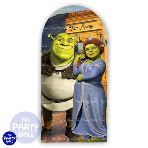 Shrek - Funda para mampara de punta redonda o rectangular Mampara de punta redonda