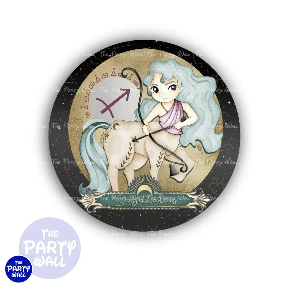 Signos Zodiacales - Funda para mampara circular Circular