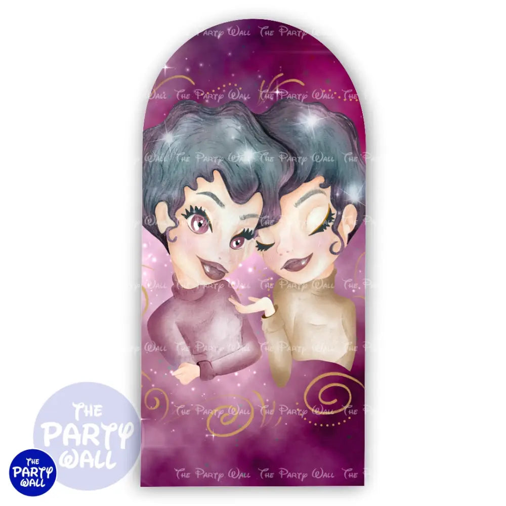 Signos Zodiacales - Funda para mampara de punta redonda o rectangular Mampara de punta redonda