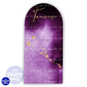 Signos Zodiacales - Funda para mampara de punta redonda o rectangular Mampara de punta redonda