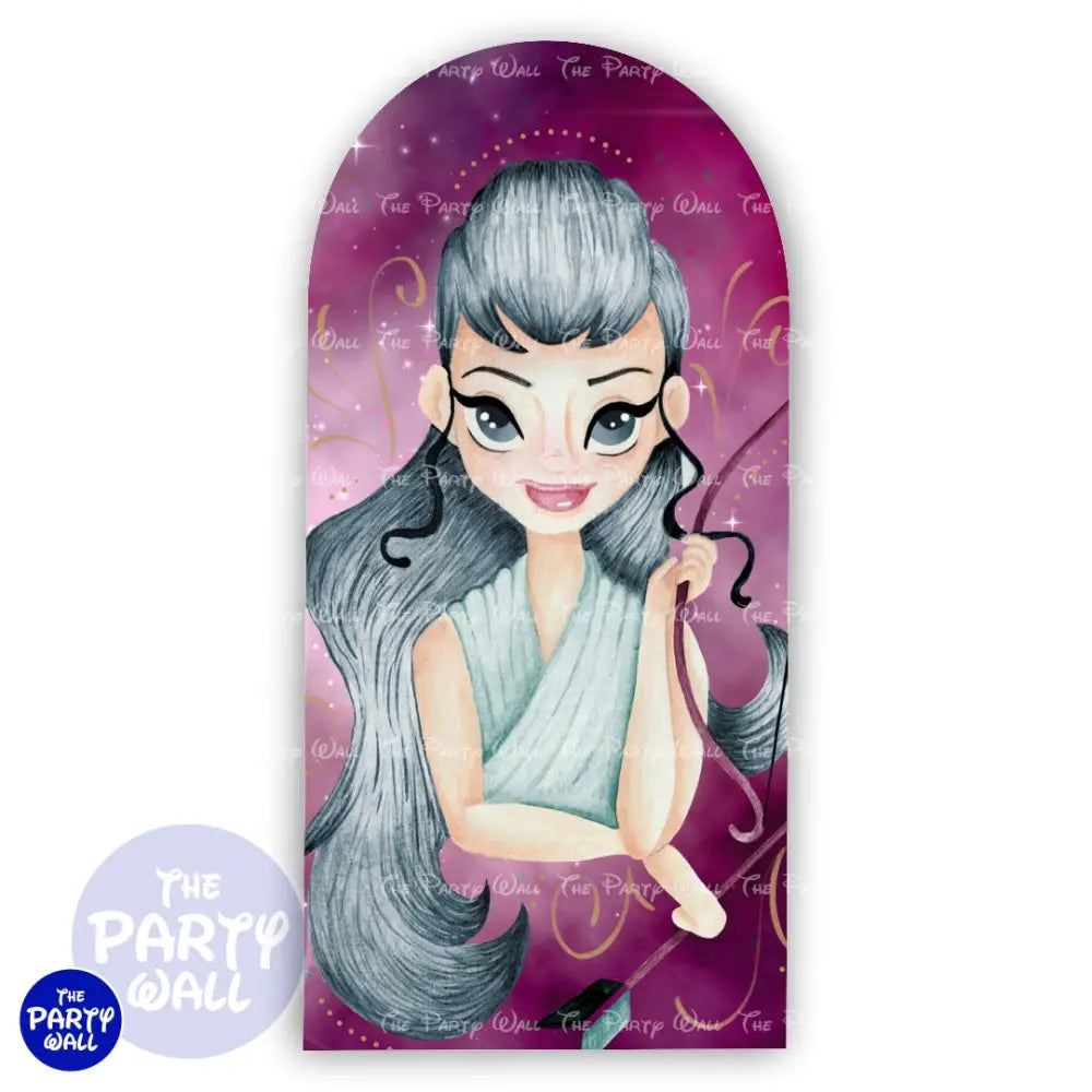 Signos Zodiacales - Funda para mampara de punta redonda o rectangular Mampara de punta redonda